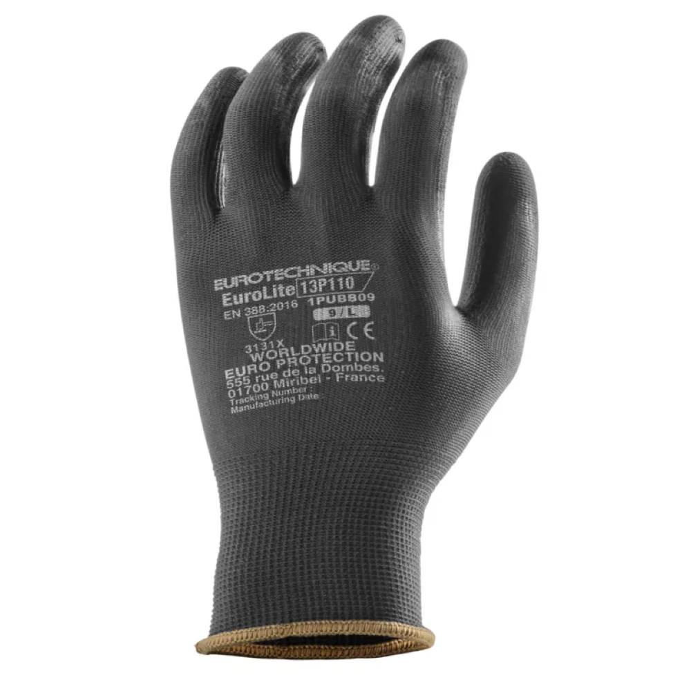 Matador 7110 Guanti Da Lavoro A Maglia Taglia XXL – Antiscivolo, Senza Silicone, Rivestimento PU, Confezione Da 10 Paia