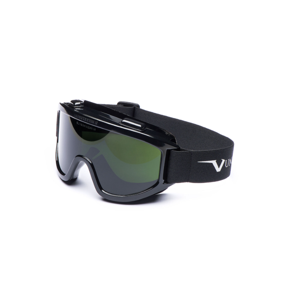 Lunettes-masque de soudeur étanches et ventilée avec bandeau réglable teinte 5 UNIVET