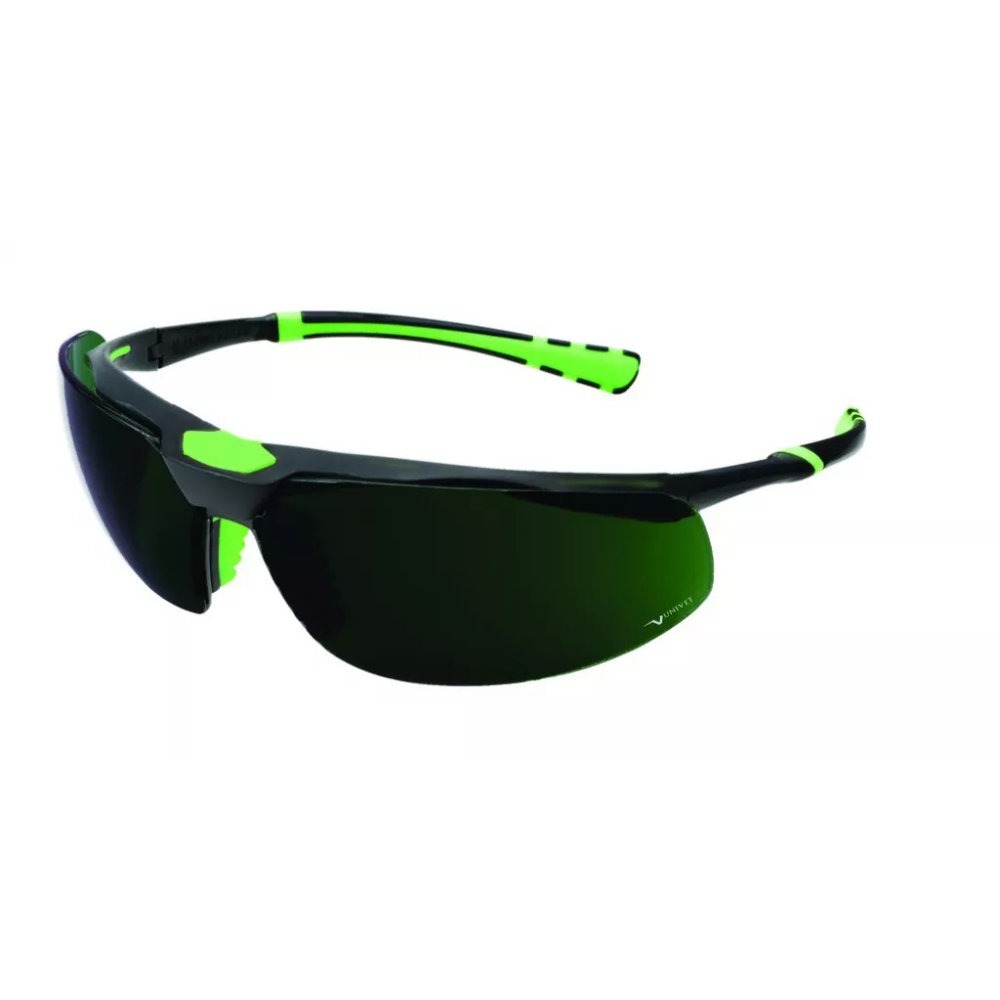Lunettes de protection de soudeur à branches avec embouts antidérapants teinte 5 UNIVET