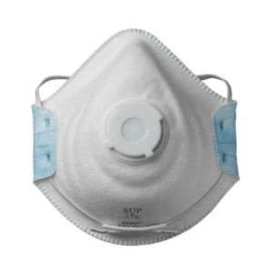 Masque respiratoire coque avec valve Sup Air FFP2 D SL (boîte de 10 masques)