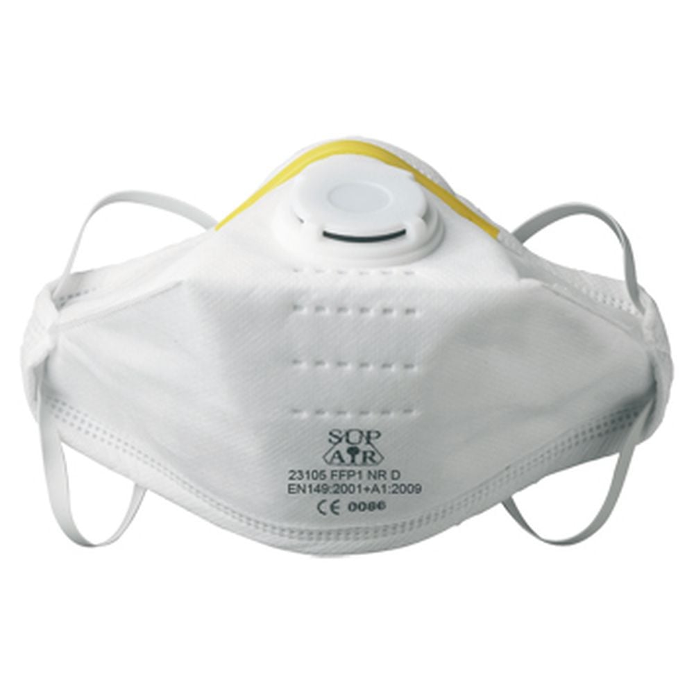 Masque respiratoire pliable à usage unique avec valve Sup Air FFP1 D SL