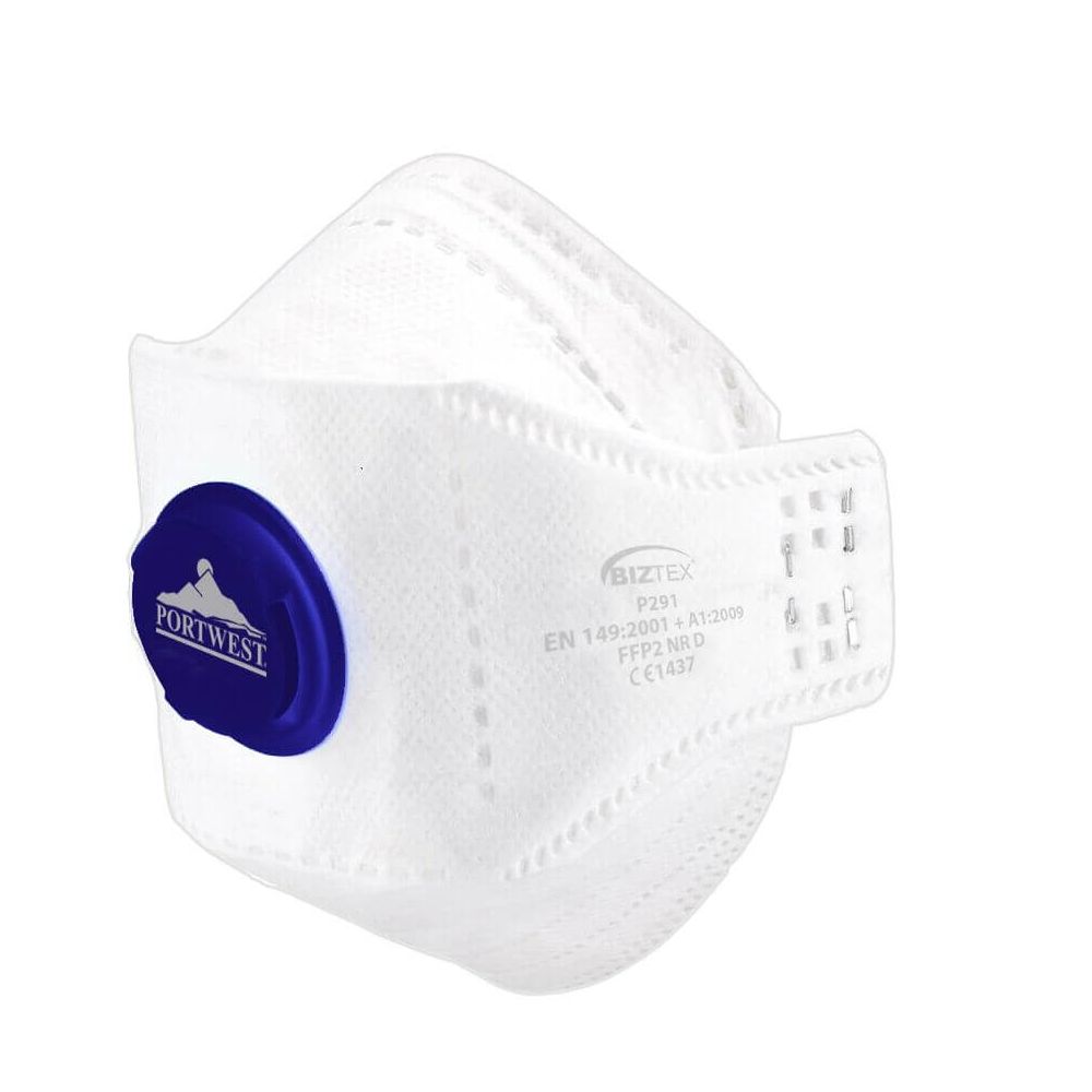 Masque eagle pliable FFP2 Dolomite avec valve Portwest