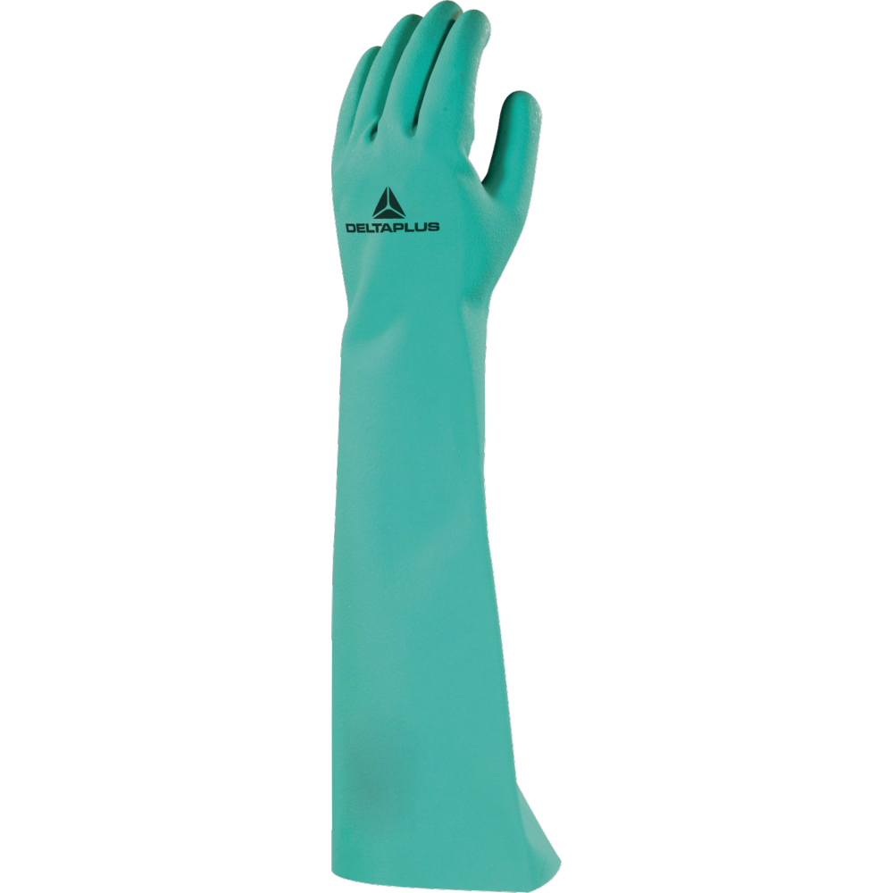 Feine und langlebige Chemikalienschutzhandschuhe mit Nitrilbeschichtung DELTA PLUS