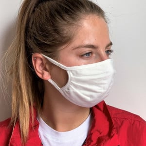 Cat UNS1 Clear Protect Waschbare Schutzmaske für Erwachsene (6er-Pack)