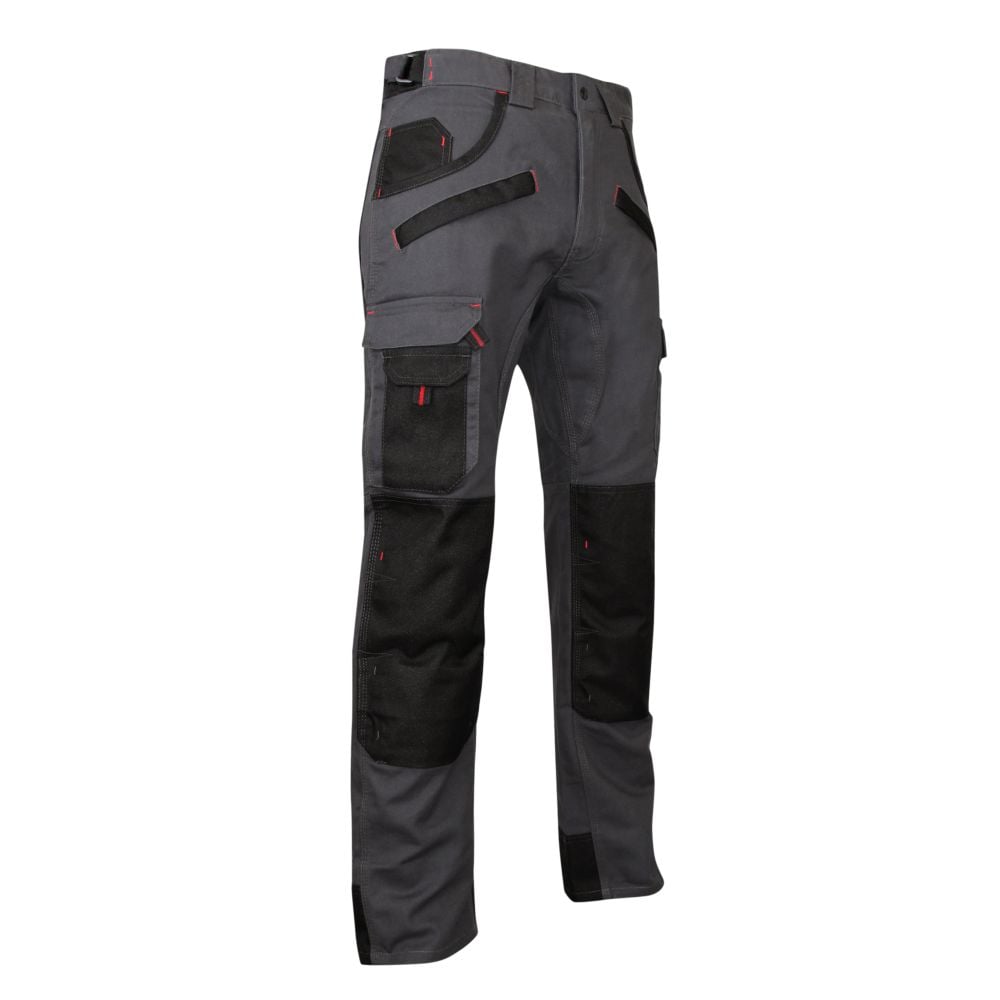 Two-tone work trousers with knee pockets ARGILE LMA Oxwork