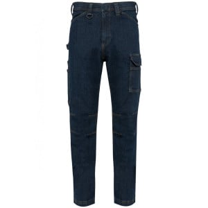 Jean de travail denim résistant multipoches WK. Designed To Work