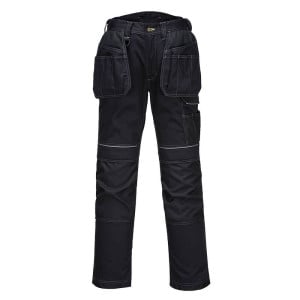 Pantalon de travail multipoches Stretch Holster avec emplacement genouillères PW3 Portwest