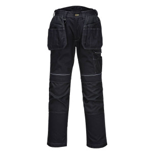 Pantalon de travail multipoches Stretch Holster avec emplacement genouillères PW3 Portwest