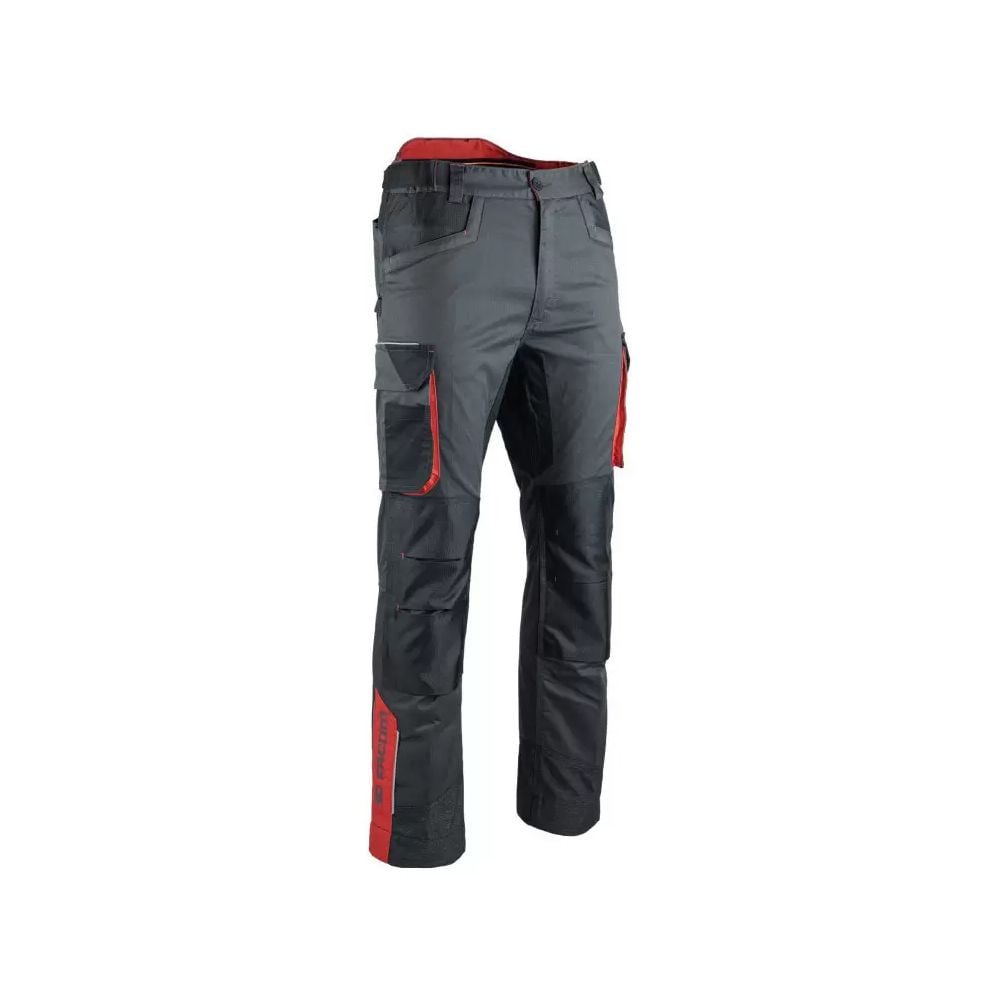 pantalon de travail stretch avec poches genouillere strap visuel avant