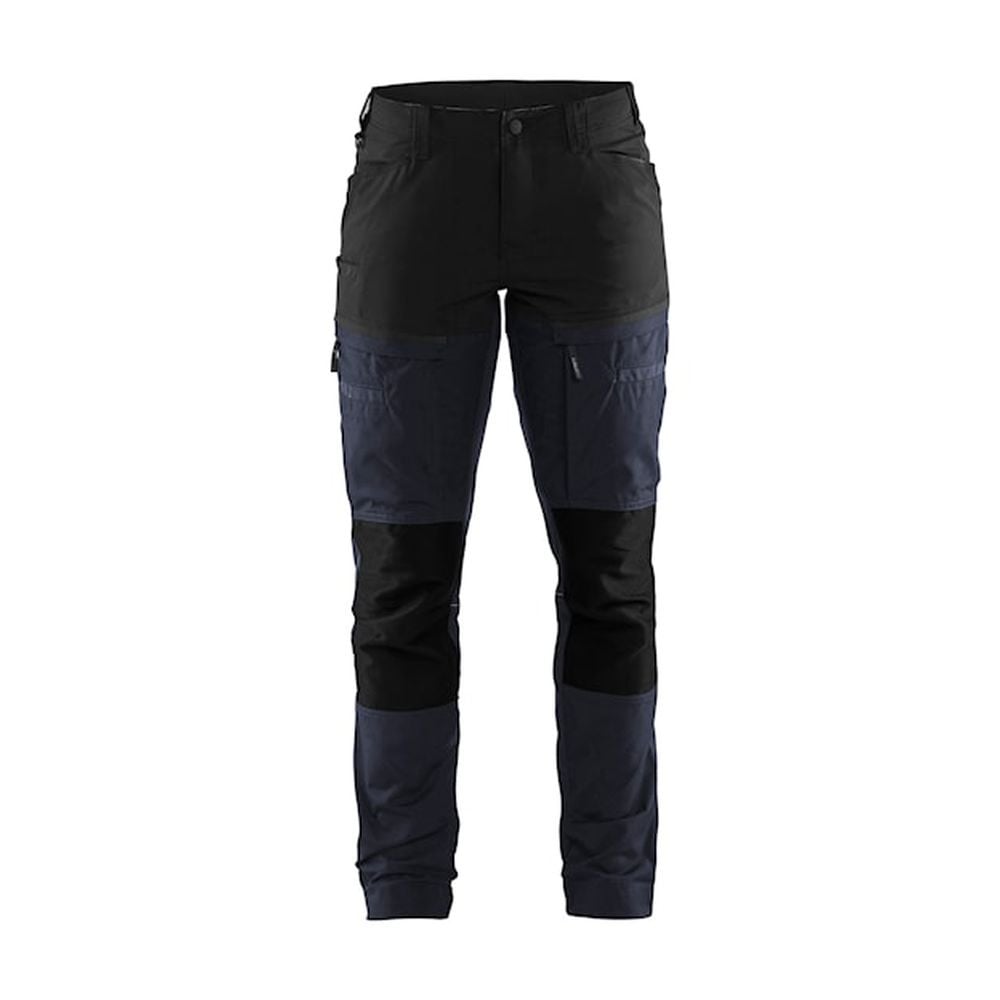 Pantalon de travail stretch FEMME maintenance-transport Blaklader Marine Noir