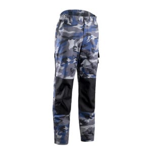 pantalon de travail stretch multipoche genoux renforces coverguard kammo devant