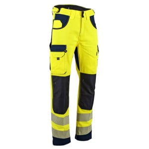 Pantalon HV avec poches genouillères en Oxford LMA DEFENSE