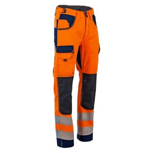 Pantalon HV avec poches genouillères en Oxford LMA POLARISATION