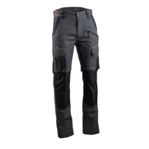 Pantalon stretch bicolore poches genouillères imperméable LMA COSMOS