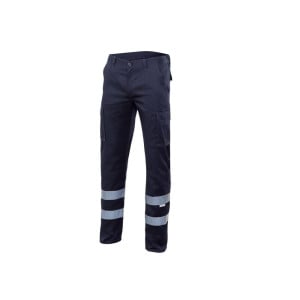 Pantalon stretch multipoches à bandes réfléchissantes VELLILA