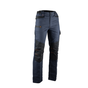 Two-tone work trousers with knee pads pockets LMA Vulcain