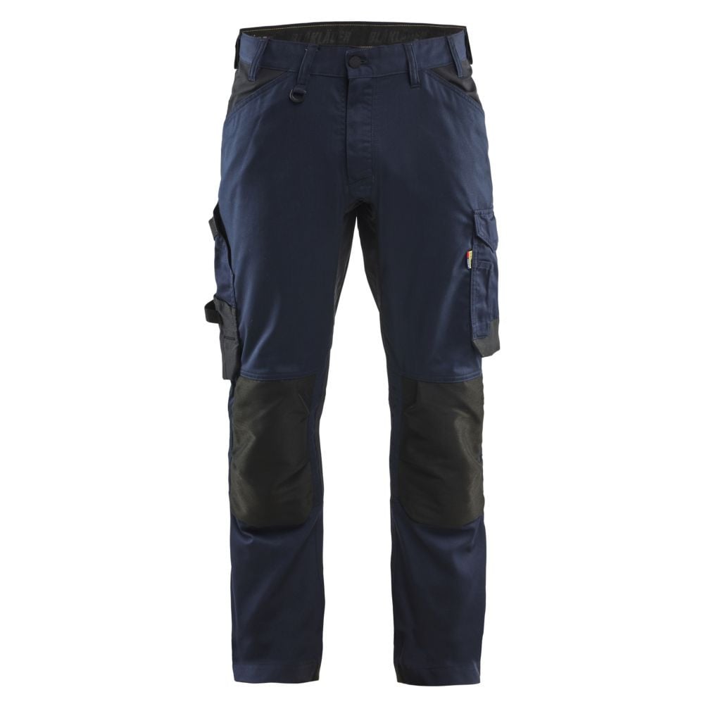 Pantalon de travail stretch avec poches flottantes BLAKLADER 1750 homme bleu marine