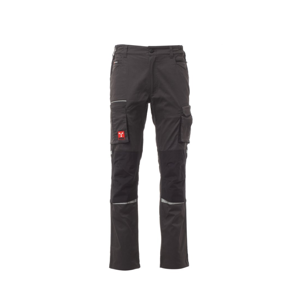 Pantalon de travail stretch multipoches porte-genouillères mixte NEXT 400 PAYPER_gris