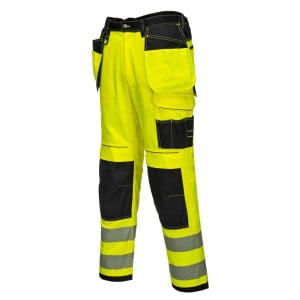 Pantalon haute visibilité Portwest Vision Jaune côté