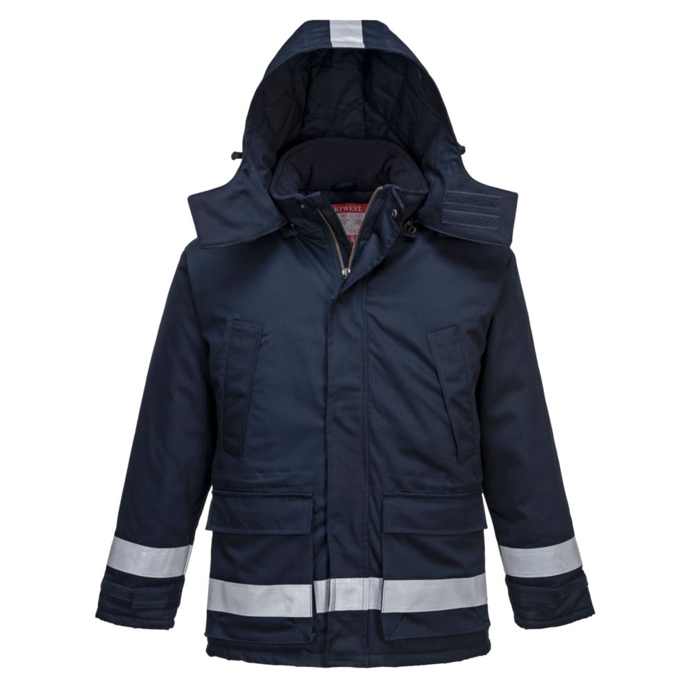 Portwest anti-static winter flame retardant parka Oxwork