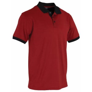 Polo bicolore maille piquée chinée LMA CHAUX