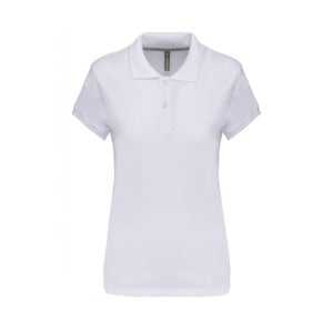 Polo de travail femme Kariban 100% coton Blanc