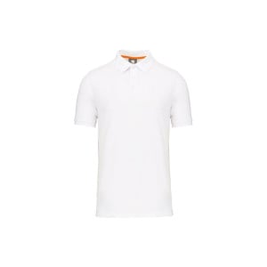 Polo écoresponsable WK. Designed To Work - Blanc - Devant