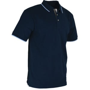 Plain piqué knit polo shirt LMA TONIQUE