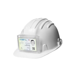 Porte badge pour casques de sécurité Coverguard
