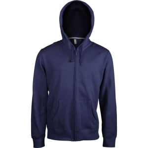 Sweat-shirt à capuche zippé Kariban Marine