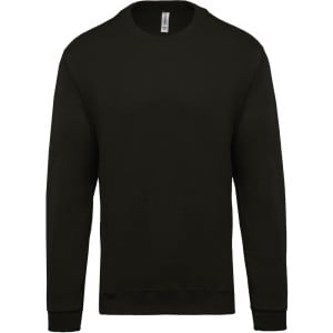 Sweat-shirt col rond Kariban gris foncé