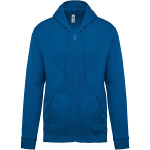 Sweat-shirt zippé capuche Kariban Bleu/Royal