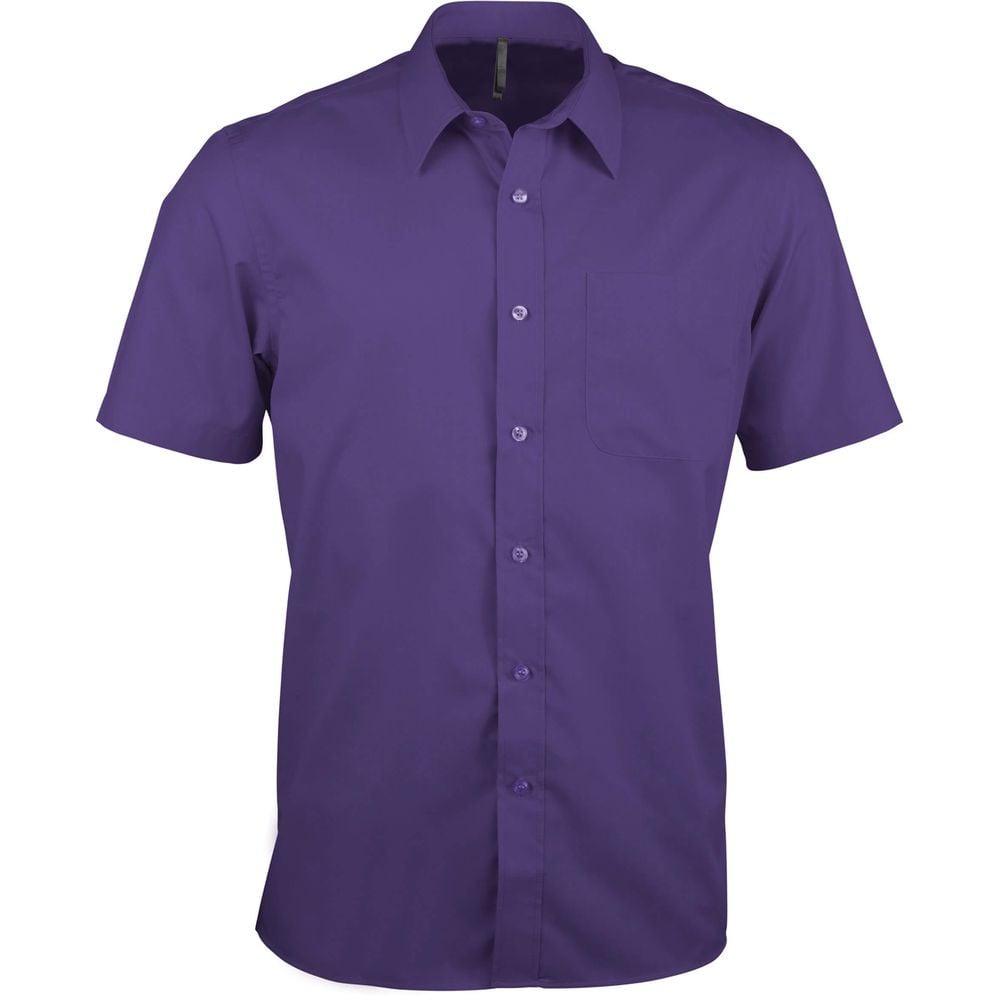 Chemise manches courtes Kariban Violet