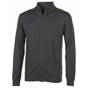 Pull de travail grand zip Penduick Full Zip Jumper gris