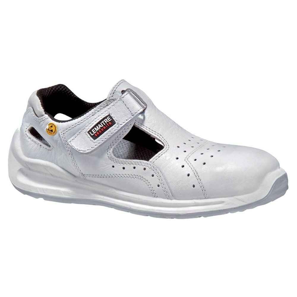 Sandales de sécurité Lemaitre Ampera S1 ESD SRC Blanches