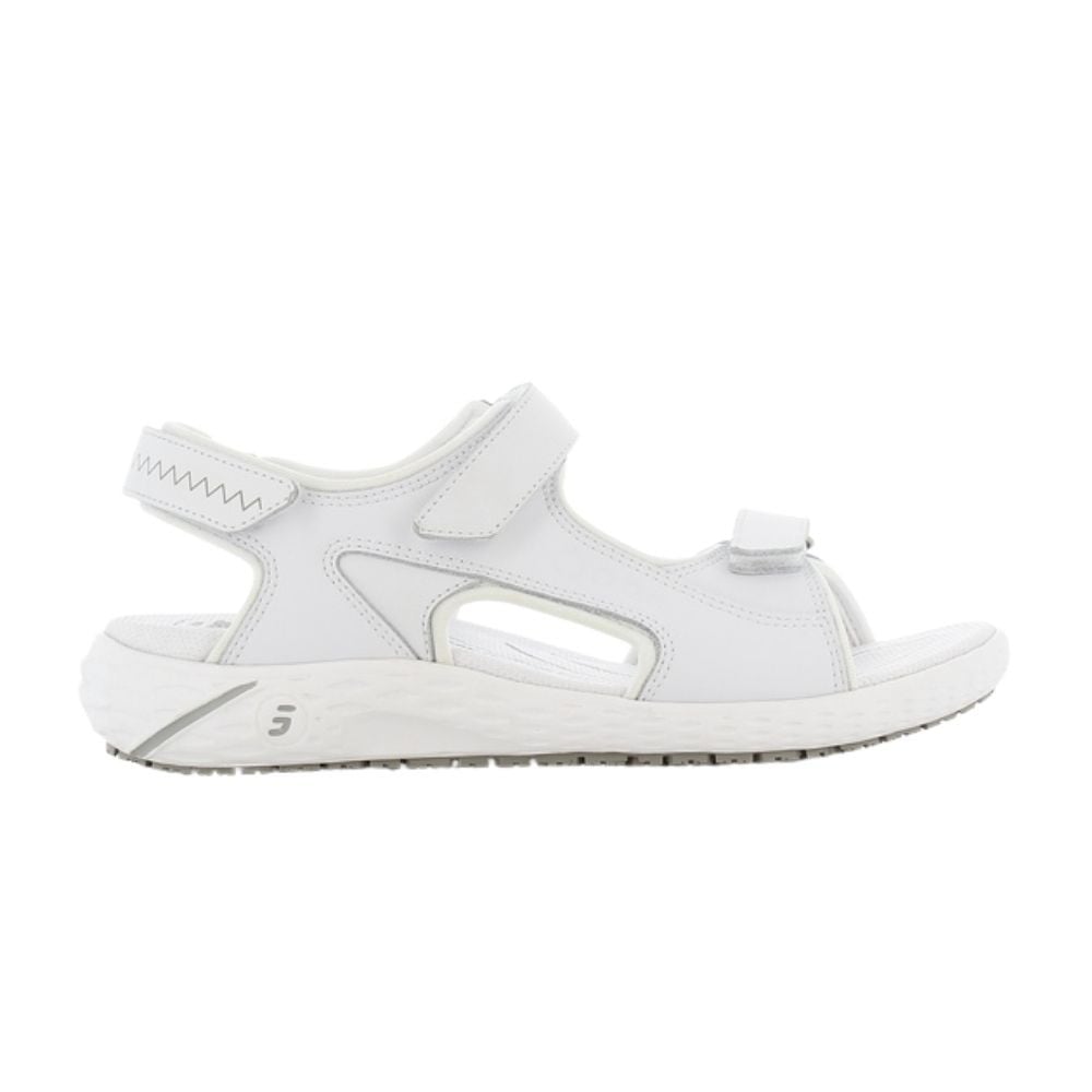 Sandale de travail confortable médical FEMME ODILE OB ESD A SRC E blanc