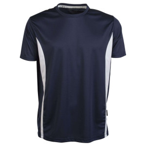 Tee-shirt respirant Penduick Sport tee marine blanc