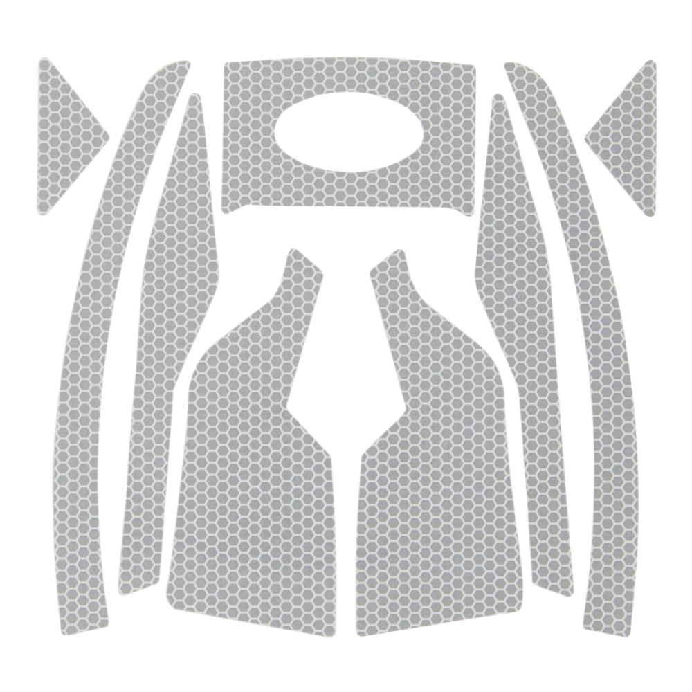 Stickers réflectifs CR2 haute visibilité lot de 10 pour casque de chantier Evo VISTAlens et EVOLite JSP SAFETY_vue_détachée