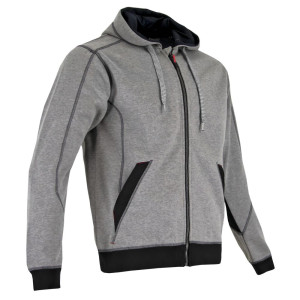 Sweat Zippé Facom - Gris/noir/rouge - Taille L - Modèle FXWW8000E-L - Pour Travail Ou Loisirs