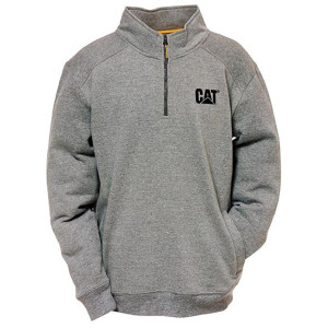 Sweat Shirt Col Camionneur Caterpillar Canyon gris