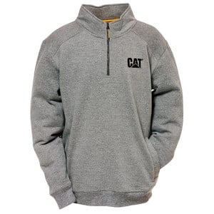 Sweat Shirt Col Camionneur Caterpillar Canyon gris