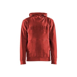 Sweat-shirt de travail à capuche imprimé 3D 100% coton 320g Blaklader Rouge