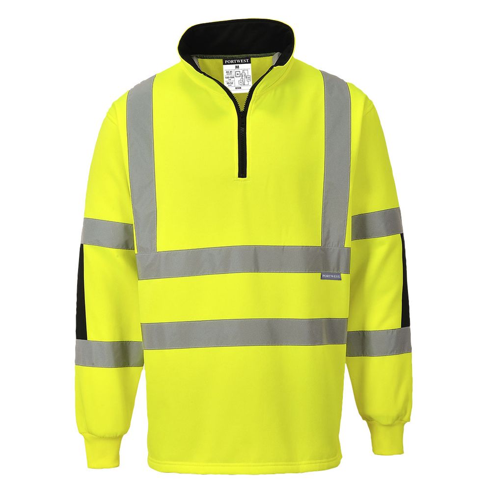 Portwest Rugby Xenon High Visibility Sweatshirt