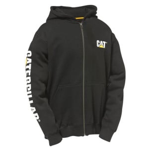 Sweatshirt Caterpillar Banner Noir