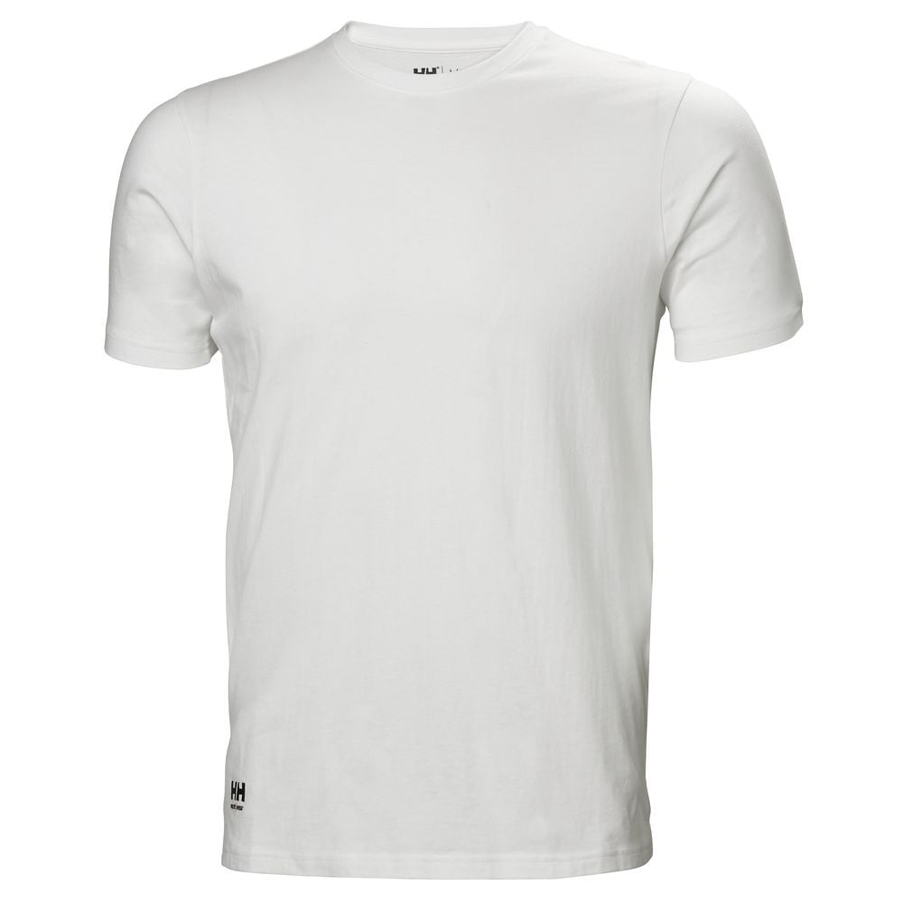 t-shirt col côtelé manchester helly hansen blanc