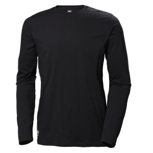 T-shirt manches longues Femme Helly Hansen W MANCHESTER LONGSLEEVE Noir