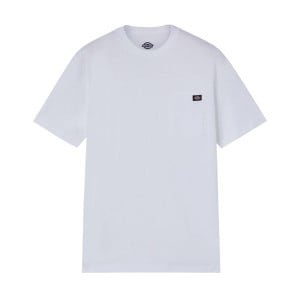 T-Shirt Poche Poitrine à Manches Courtes 100% coton Dickies Blanc