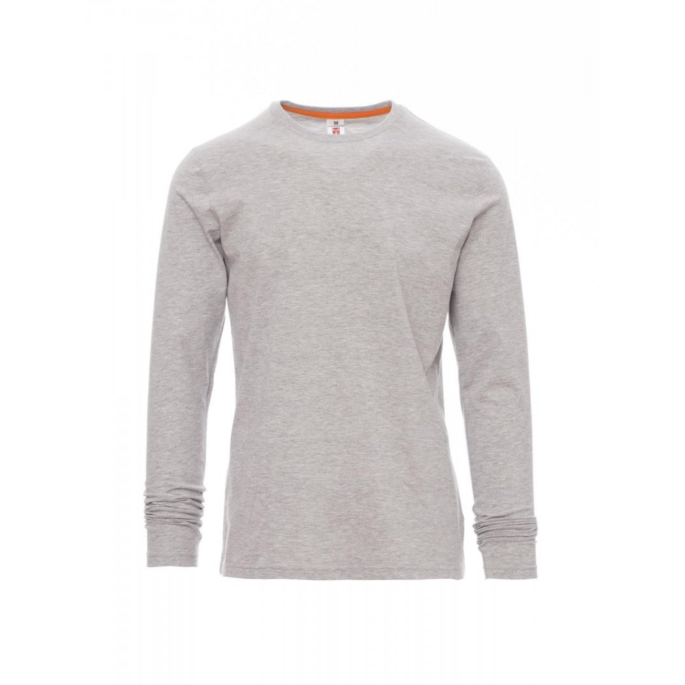 T-shirt manches longues protection UV UPF 20 col rond PAYPER SUNRISE_gris_vue_de_devant