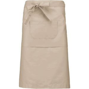 Tablier de cuisine Lavable à 60° polycoton long Kariban Beige
