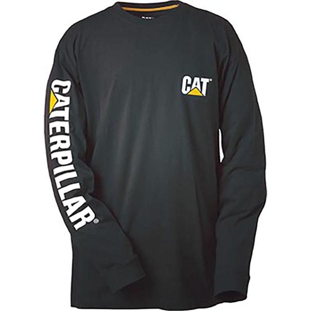Tee-shirt de travail manches longues Caterpillar Bannière noir